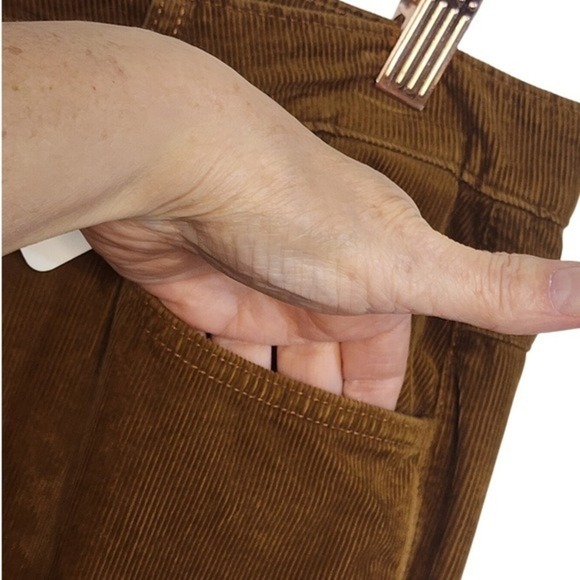 Closed by Free People "Lotti" Italian Brown Corduroy Utility Cargo Pants Size31 - Picture 10 of 15